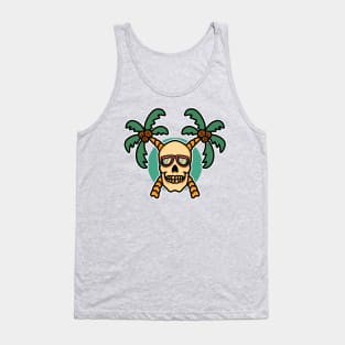 summer skull Tank Top